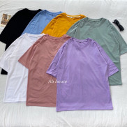Áo Thun Trơn Oversize Full màu Unisex