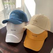  Mũ Lưỡi Trai Thêu Chữ Đơn Giản Phong Cách Hip Hop Thời Trang Hàn Quốc