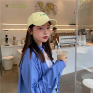  Mũ Lưỡi Trai Thêu Chữ Đơn Giản Phong Cách Hip Hop Thời Trang Hàn Quốc Trẻ Trung