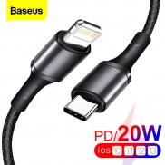 Cáp Sạc Nhanh 20W PD USB Type C Baseus Cho iPhone 13 11 Pro Xs Max / MacBook iPad Pro