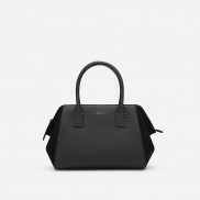 Vascara Túi Xách Tay Quai Phối Kim Loại Đa Năng SAT 0284 Đen