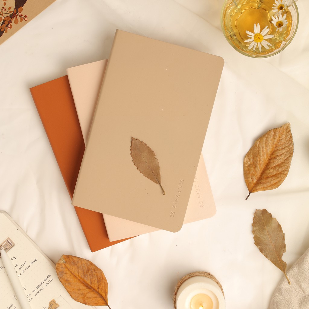 Sổ tay bìa mềm Simperie S2- 160 trang 100gsm - Bìa da PU cao cấp - STHM stationery