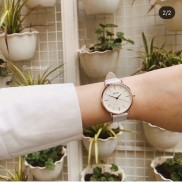Đồng hồ nam nữ KEZZI CLASSIC dây da trắng size 32/40mm