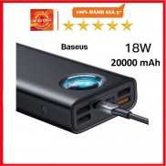 Pin sạc dự phòng 20.000mAh Baseus Amblight Quick Charger 3.0, Chính hãng bảo hành 24 tháng