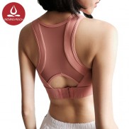 Áo lót thể thao MOVING PEACH có mút nâng ngực chất liệu thấm hút khô ráo nhanh chóng