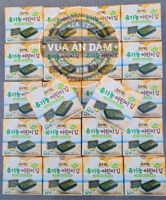 Rong biển hữu cơ Alvins tách muối cho bé 7m