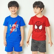 Đồ bộ cotton cho bé trai mùa hè chính hãng Unifriend Hàn Quốc U21-10