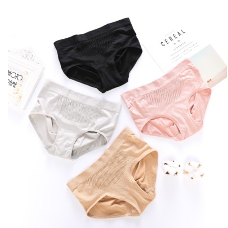 Combo 5 Quần Lót Nữ Kháng Khuẩn Nâng Mông Co Giãn 4 Chiều/ Túi Zip