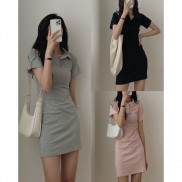 váy ôm cotton polo 582