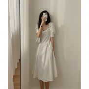 Váy vai bồng nơ ngực 594