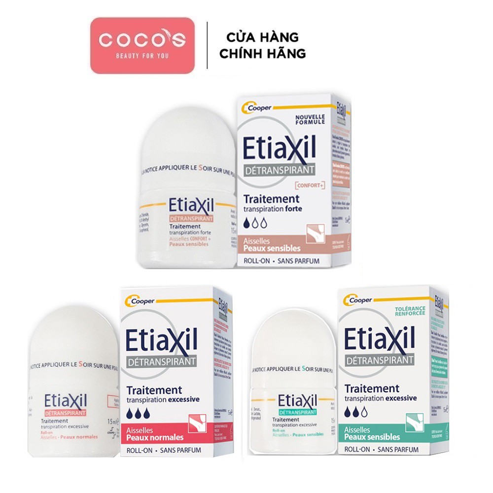 Lăn Khử Mùi Etiaxil Detranspirant Traitement Roll-On (15ml)