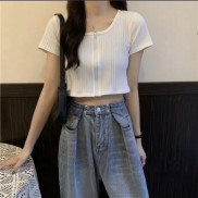 ÁO CROPTOP DÂY KÉO