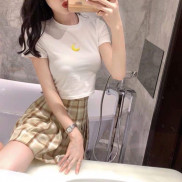 ÁO CROPTOP THÊU MẶT TRĂNG