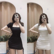 ĐẦM BODY CỔ U NHÚN EO