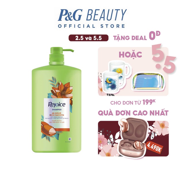 Dầu Gội Rejoice chai 1.8L