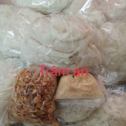 0,5kg bánh tráng gạo phơi sương dẻo ngon + 100g hành phi loại I + 100g muối tỏi nhuyễn bột loại ngon