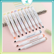  Bút highlight pastel dạ quang ghi nhớ dòng cute đánh dấu nhiều màu Lalunavn-A09