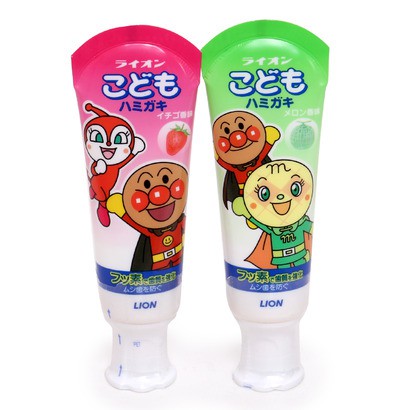 Kem đánh răng trẻ em nuốt được Lion nội địa Nhật