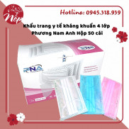 1 Cái khẩu trang y tế kháng khuẩn 4 lớp Phương Nam Anh Hộp 50 cái