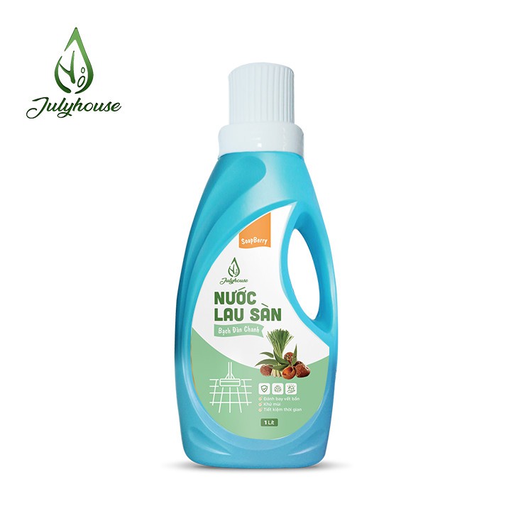 Nước Lau Sàn đuổi muỗi và côn trùng tinh dầu Bạch Đàn Chanh - Bồ Hòn 1000ml JULYHOUSE