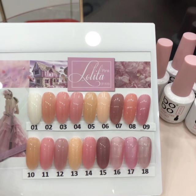 Sơn gel thạch bobo 18 màu