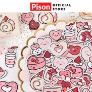 Hộp miếng dán trang trí album Pison
