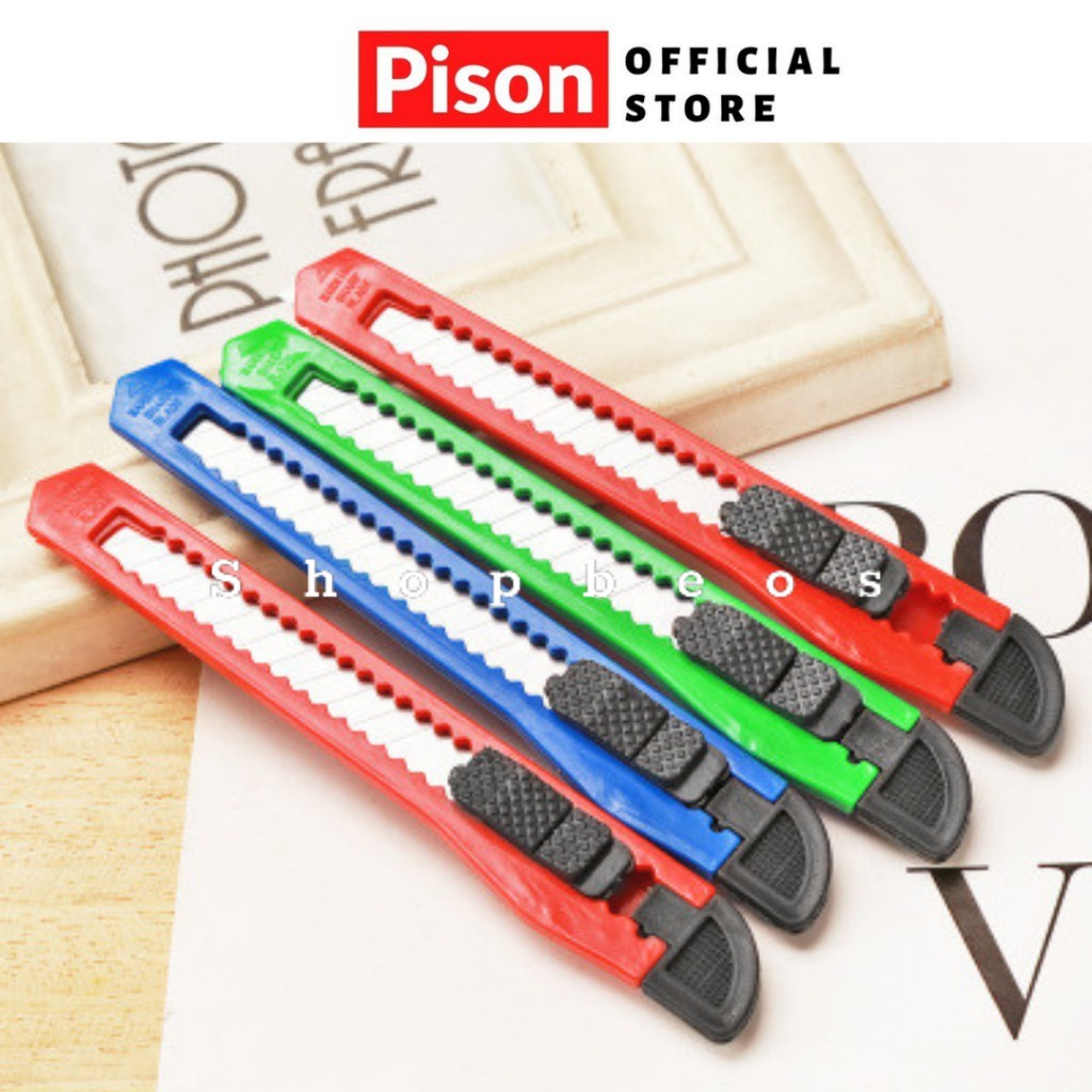  Dao rọc giấy, cắt giấy văn phòng kim loại Pison - SP0770