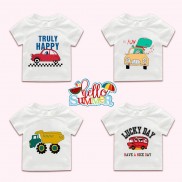 Áo thun ngắn tay in hình ngộ nghĩnh cho bé AO2013 - MAGICKIDS