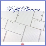 Ruột sổ còng refill Itoya, khổ A5, 45 tờ