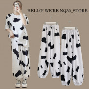 Quần Jogger NQ30_store Chất Nỉ Da Cá Bò Sữa Bo Gấu Nam Nữ Trắng Unisex