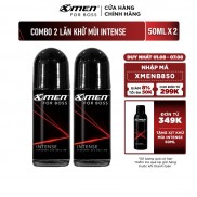Combo 2 Lăn khử mùi Xmen for boss Hương Trầm Nội Lực Intense 50ml/chai