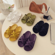 Dép lê nữ đẹp, dép quai CHÉO 5 màu MSP136