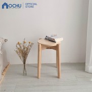 Ghế Trang Điểm Gỗ OCHU - Stool - Natural