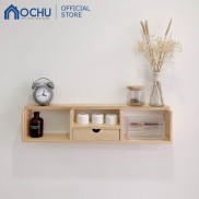 Kệ gỗ trang trí treo tường OCHU Giá đựng mĩ phẩm, đồ decor lắp ráp đa năng ALAN SHELF Nội thất phòng ngủ, phòng khách