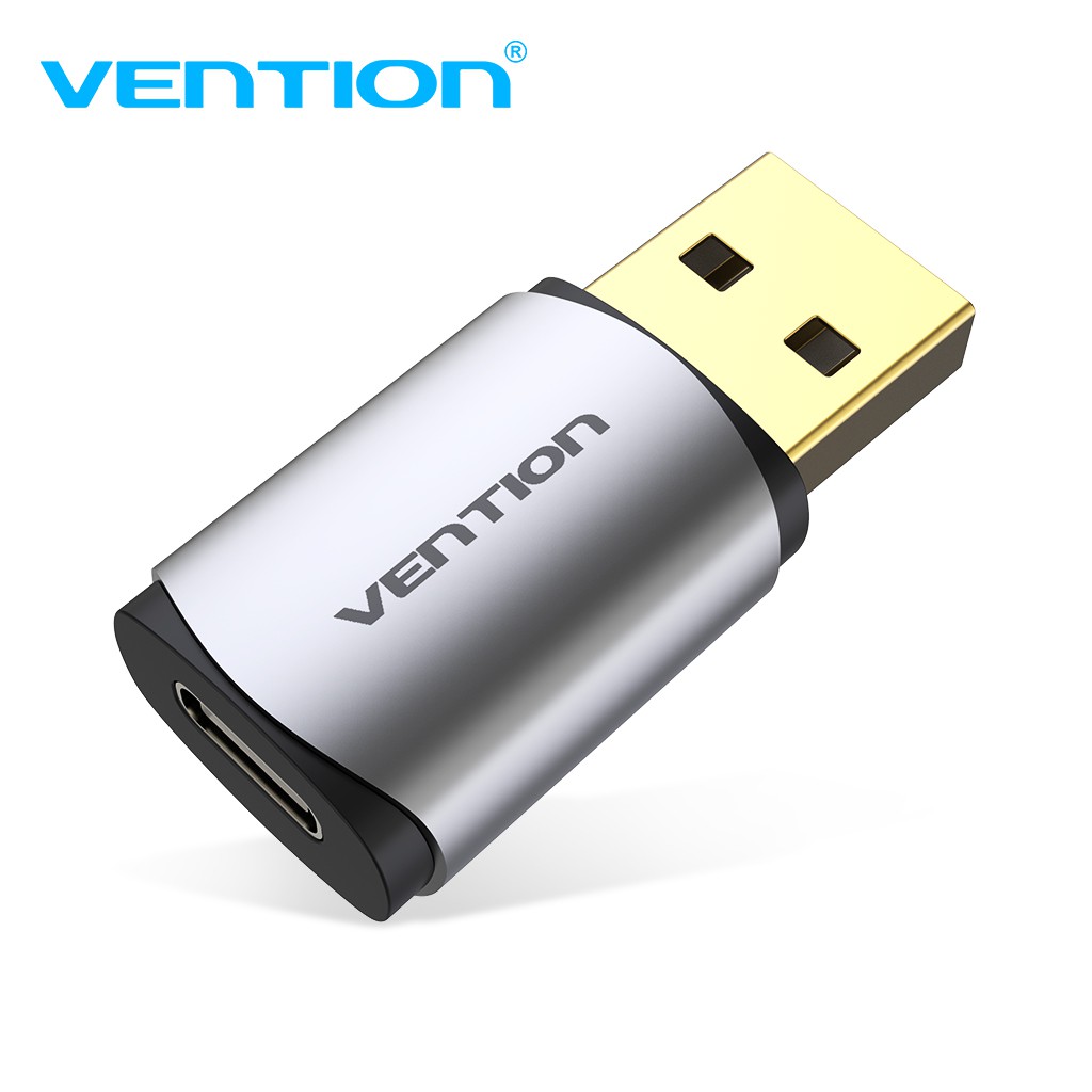 Card âm thanh VENTION USB sang USB-C mạ vàng dành cho tai nghe PS4 PC tiện dụng