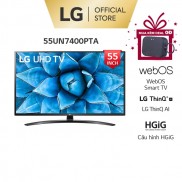Smart UHD Tivi LG 55 Inch 4K 55UN7400PTA - Model 2020 - Miễn phí lắp đặt