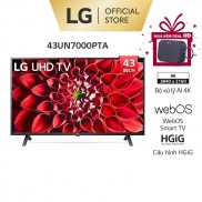 Smart UHD Tivi LG 43 inch 4K 43UN7000PTA - Model 2020 - Miễn phí lắp đặt