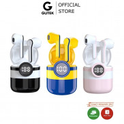 Tai nghe bluetooth không dây nhét tai cảm ứng Gutek Pro12 tws v5.0 hình minions nghe nhạc chất lượng