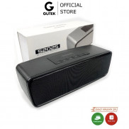 Loa Bluetooth Không Dây Cầm Tay Vỏ Kim Loại Nghe Nhạc Âm Bass Sống Động Cắm Usb Thẻ Nhớ Gutek S2025
