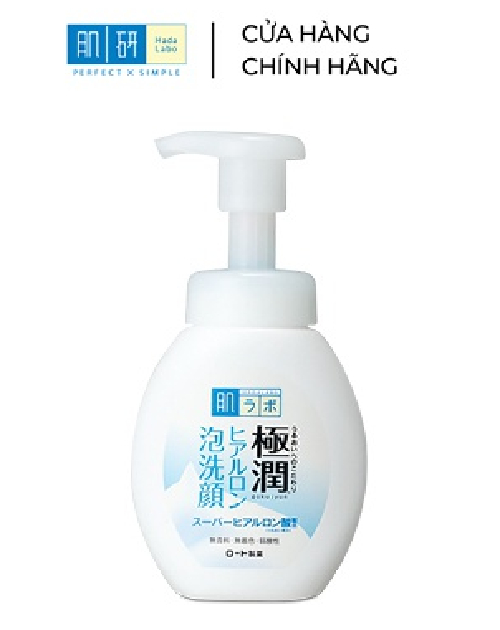 Bọt rửa mặt dưỡng ẩm Hada Labo Gokujyun Moisturizing Foaming Wash 160ml
