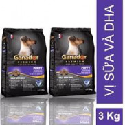 2 gói thức ăn chó ganador gói 3kg