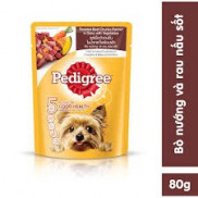 12 gói sốt pedigree 80gr mix vị