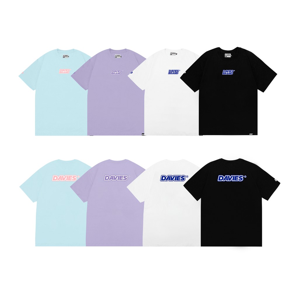 Áo thun tay ngắn nữ form rộng nhiều màu Davies brand - Basic SS3 Tee.