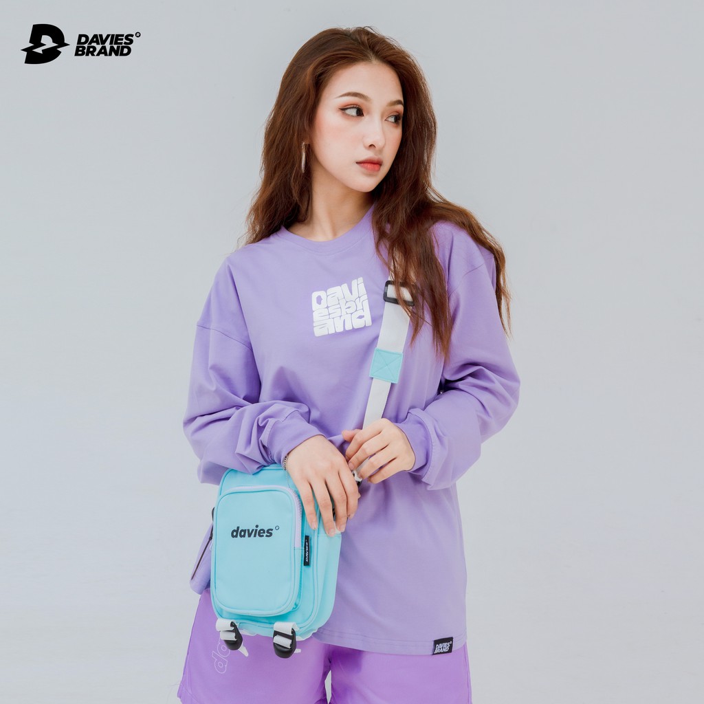 DAVIES - Áo thun tay dài nữ form rộng - Basic Long Sleeve Square Tee.