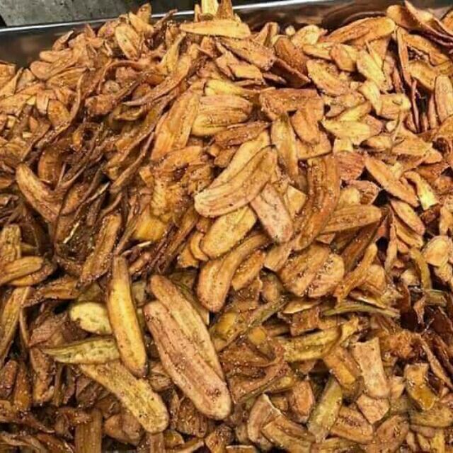  Sỉ 1kg chuối sấy khô rắc vừng