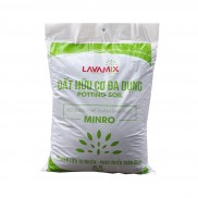 Đất sạch cao cấp giàu dinh dưỡng (6.5 dm3) trồng rau sạch , hoa kiểng, cây cảnh nội thất,cây ăn trái LAVAMIX